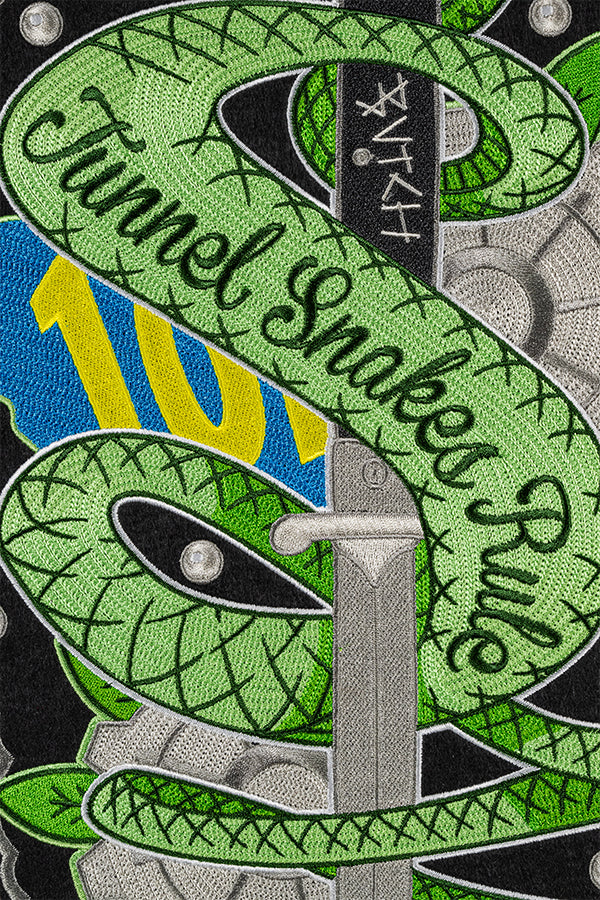 Fallout Tunnel Snakes Rule Kette Chain Stitch Patch