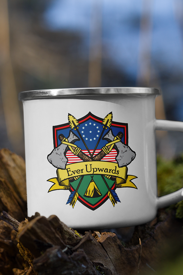 Fallout Pioneer Scouts Camper Emaille Tasse