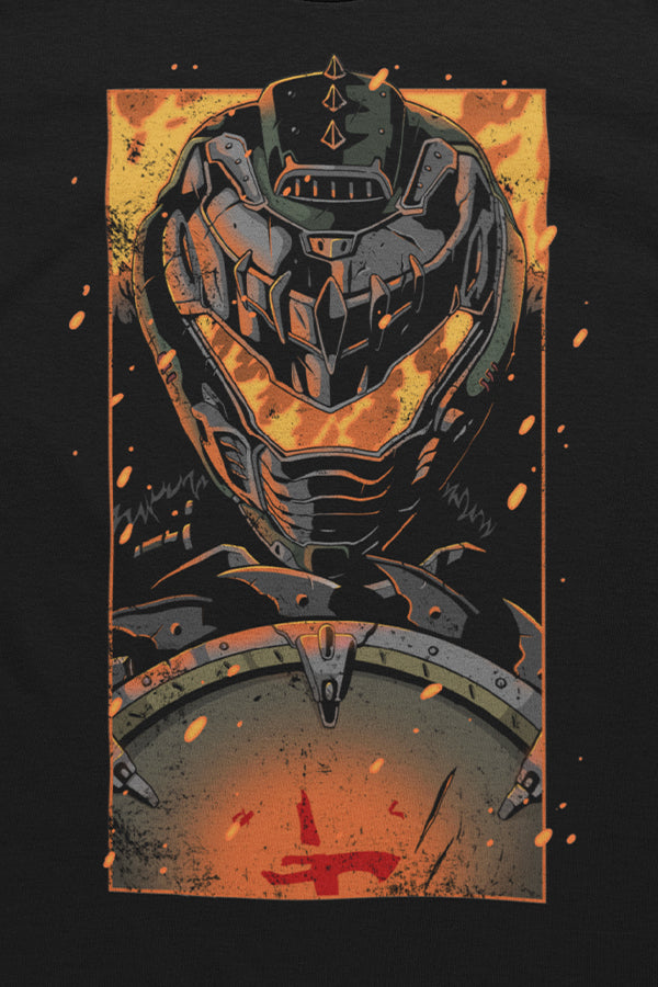 Tee-shirt DOOM The Dark Ages In Flames