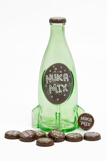 Fallout Nuka Mix Glass Bottle & Caps