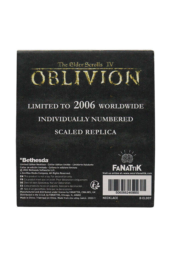 The Elder Scrolls Oblivion - Amulette des rois - Collier édition limitée