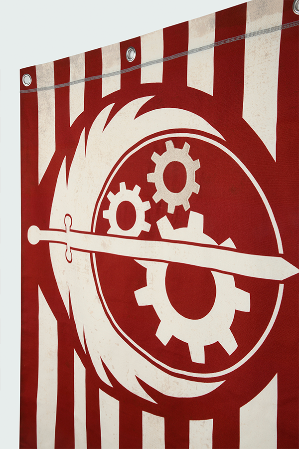 Fallout Brotherhood of Steel Canvas Banner