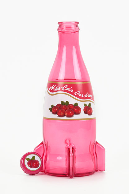 Fallout Nuka-Cola Cranberry Glass Bottle & Caps