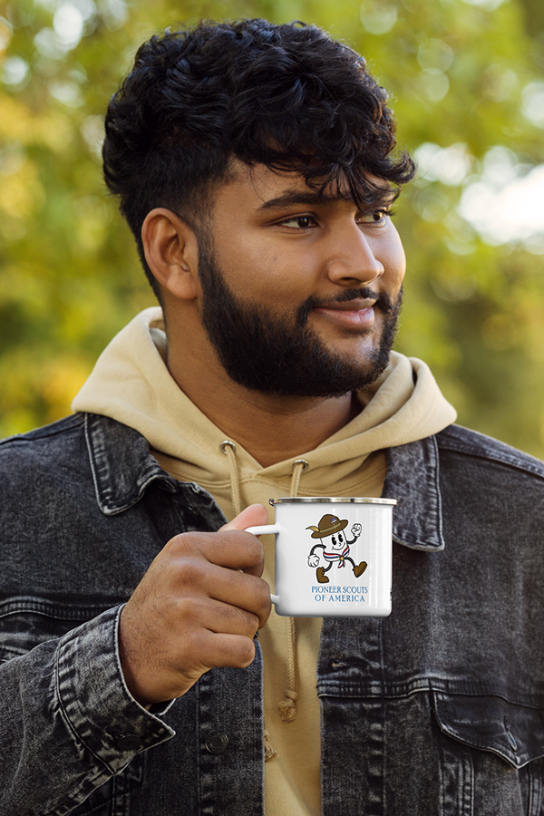 Fallout Pioneer Scouts Camper Emaille Tasse