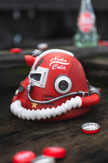 Fallout Nuka-Cola Power-Rüstungshelm – Mini-Tischfigur