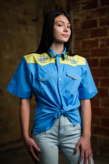 Fallout Vault-Tec Cowboy Button-Up Shirt