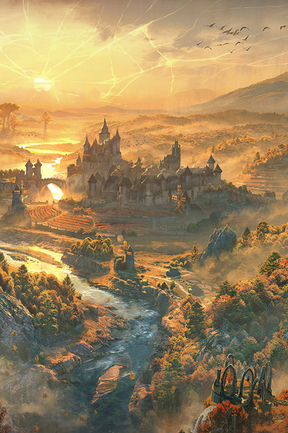Litografía del Camino de Oro de The Elder Scrolls Online
