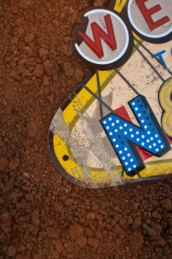 Fallout Welcome to New Vegas Metal Sign