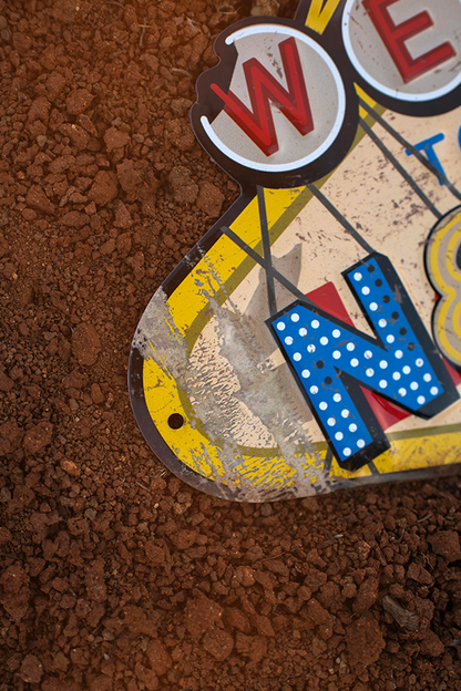 Fallout Welcome to New Vegas Metal Sign