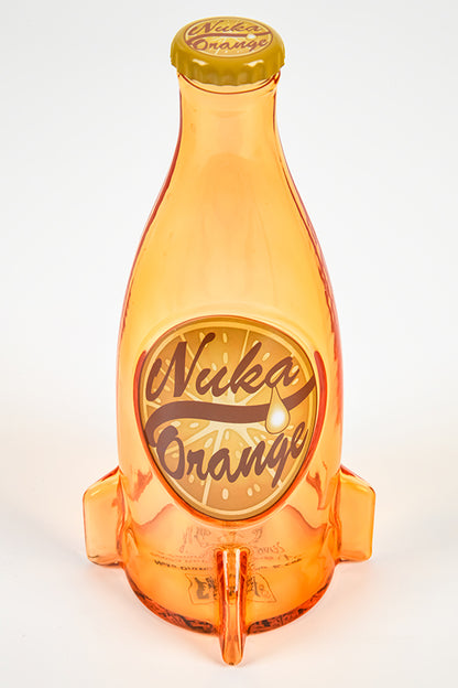 Fallout Nuka Cola Botella de vidrio naranja y tapón