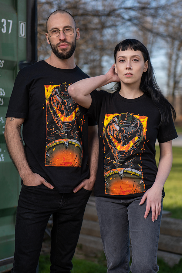 Tee-shirt DOOM The Dark Ages In Flames