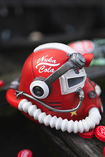 Fallout Nuka-Cola Power-Rüstungshelm – Mini-Tischfigur