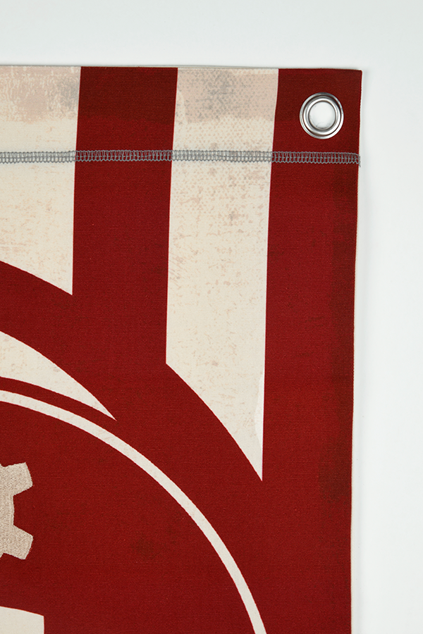 Fallout Brotherhood of Steel Canvas Banner