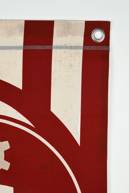 Fallout Brotherhood of Steel Canvas Banner