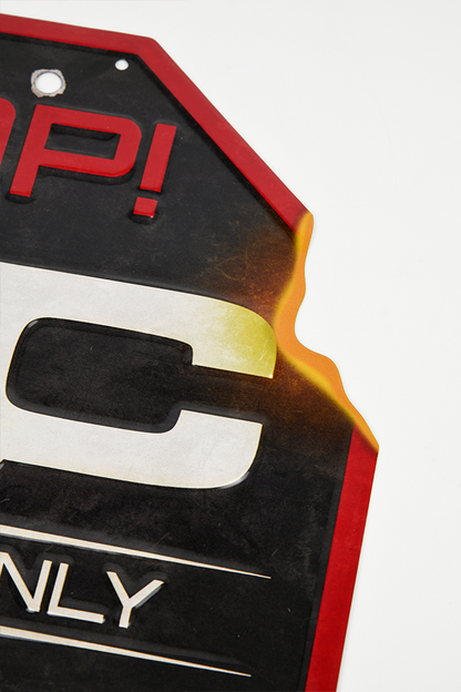 DOOM UAC Security Metal Sign