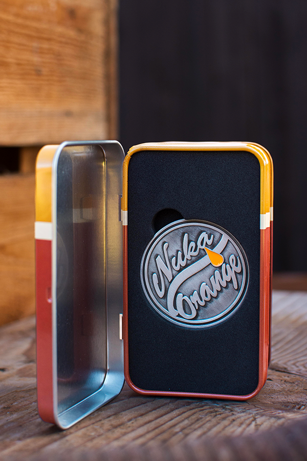 Fallout Nuka Orange Coin Mini Fridge Tin
