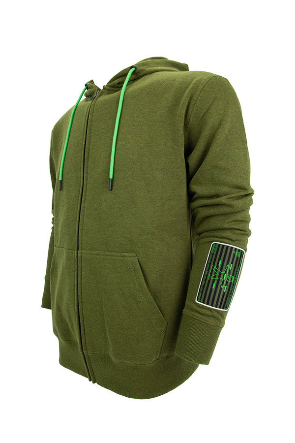 Sudadera con capucha y cremallera Fallout Analog Pip-Boy