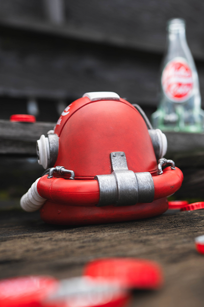 Fallout Nuka-Cola Power-Rüstungshelm – Mini-Tischfigur