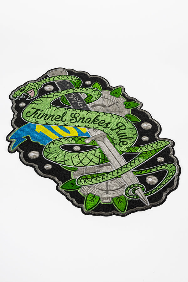 Fallout Tunnel Snakes Rule Kette Chain Stitch Patch