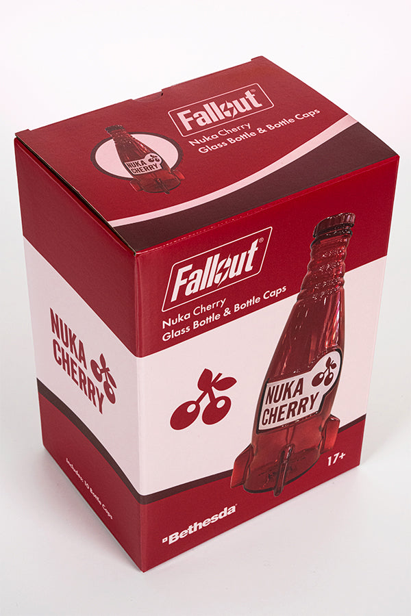Fallout Nuka Cherry Glass Bottle & Cap
