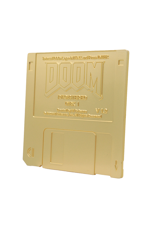DOOM-Disketten-Limited-Edition – Replik in vergoldeter Optik