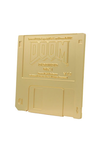 DOOM-Disketten-Limited-Edition – Replik in vergoldeter Optik