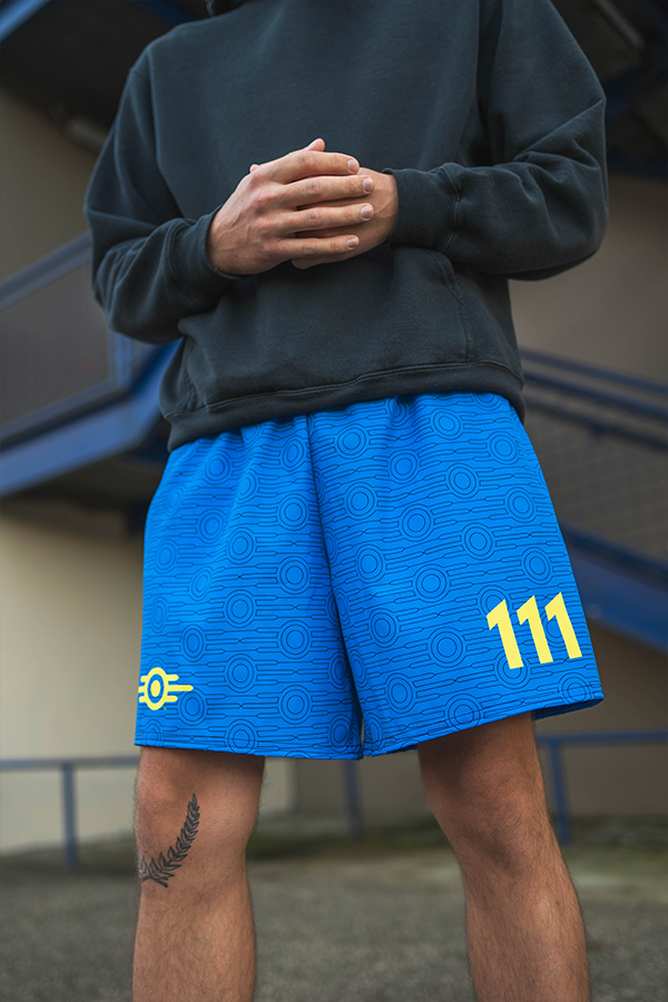 Fallout Vault 111 Athletic Shorts