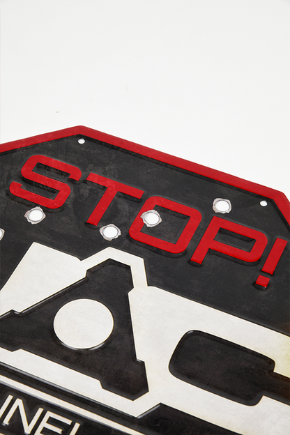 DOOM UAC Security Metal Sign