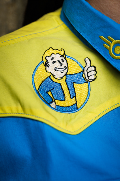 Fallout Vault-Tec Cowboy Button-Up Shirt
