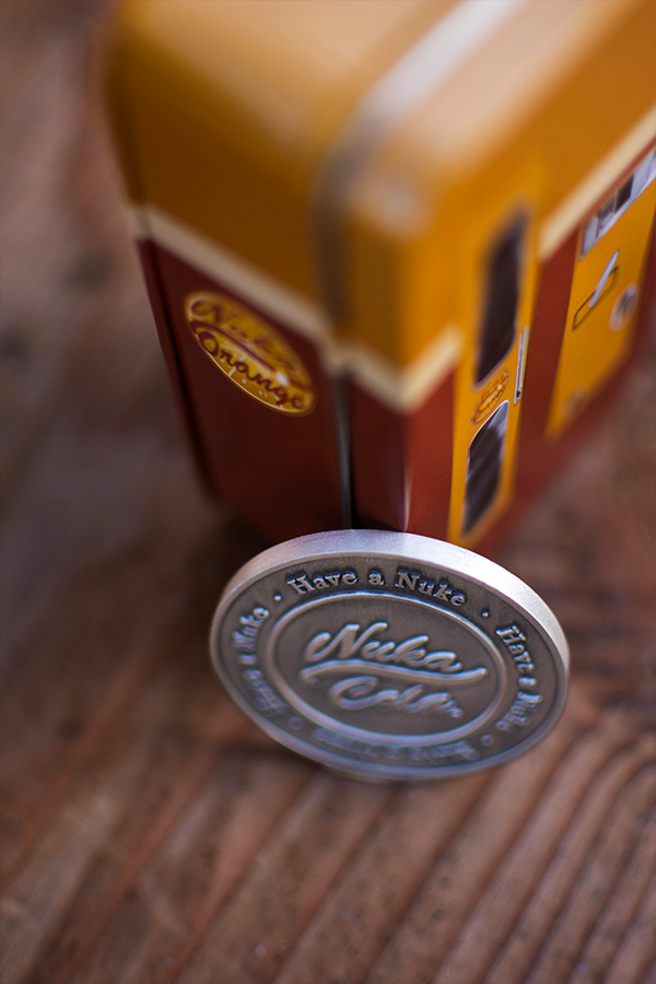 Fallout Nuka Orange Coin Mini Fridge Tin