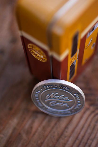 Fallout Nuka Orange Coin Mini Fridge Tin