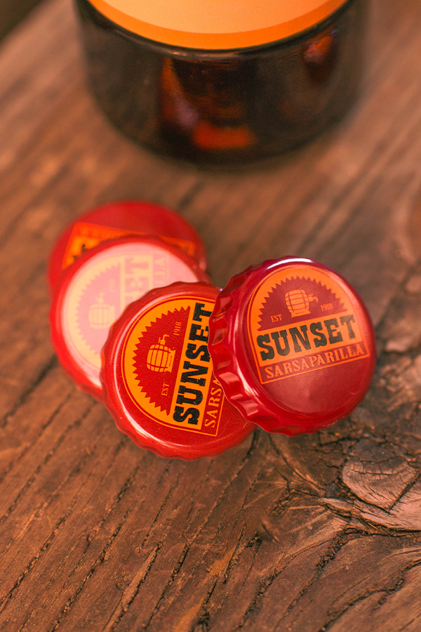 Fallout Sunset Sarsaparilla Bottle & Caps