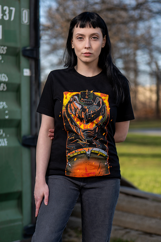 Tee-shirt DOOM The Dark Ages In Flames
