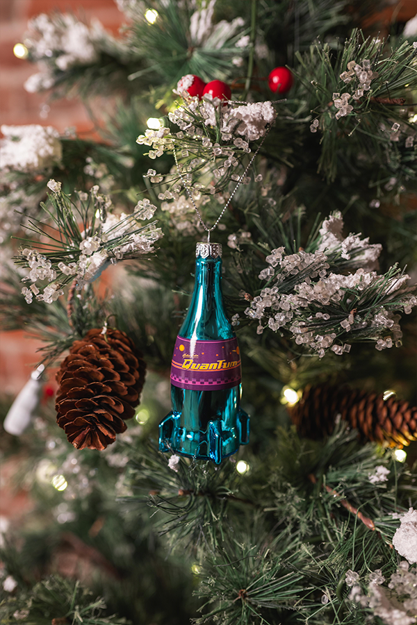 Fallout Nuka-Cola Glass Bottle Tree Ornament Set