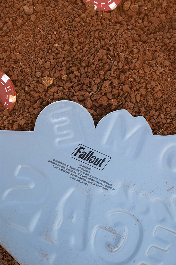 Fallout Welcome to New Vegas Metal Sign