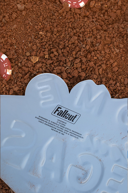 Fallout Welcome to New Vegas Metal Sign