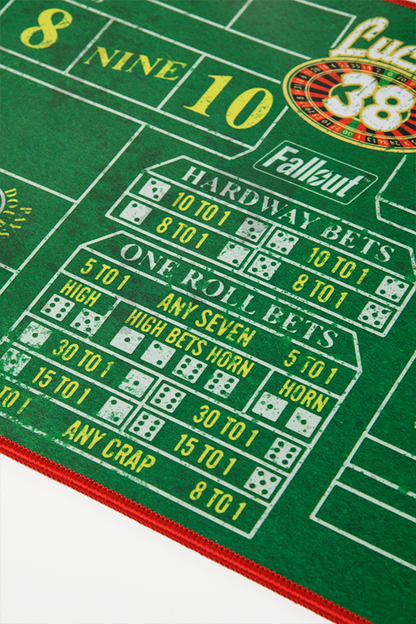 Tappetino per mouse oversize per il tavolo da dadi di Fallout Lucky 38