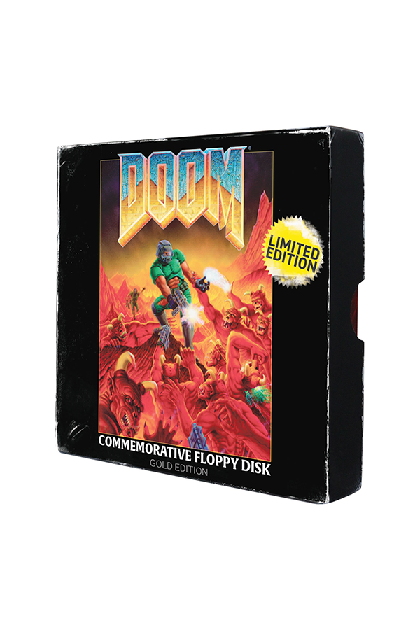 DOOM-Disketten-Limited-Edition – Replik in vergoldeter Optik