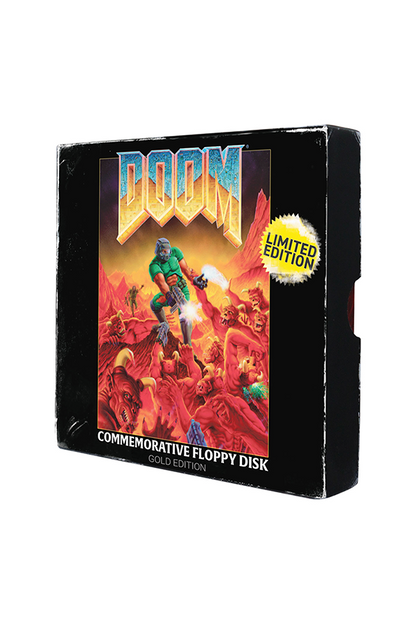 DOOM-Disketten-Limited-Edition – Replik in vergoldeter Optik
