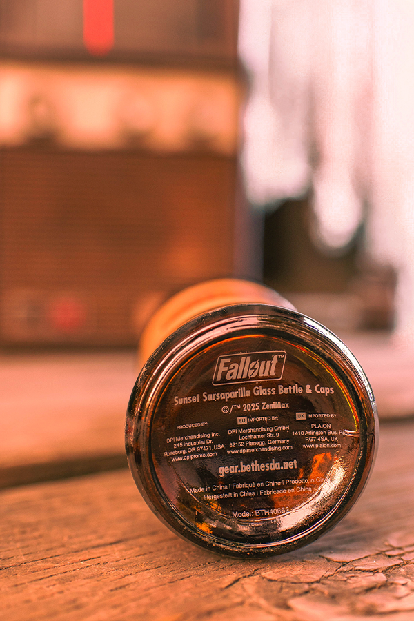 Fallout Sunset Sarsaparilla Bottle & Caps