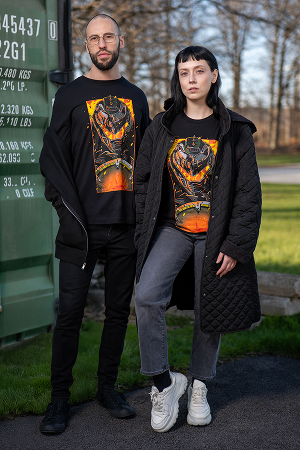 Tee-shirt DOOM The Dark Ages In Flames