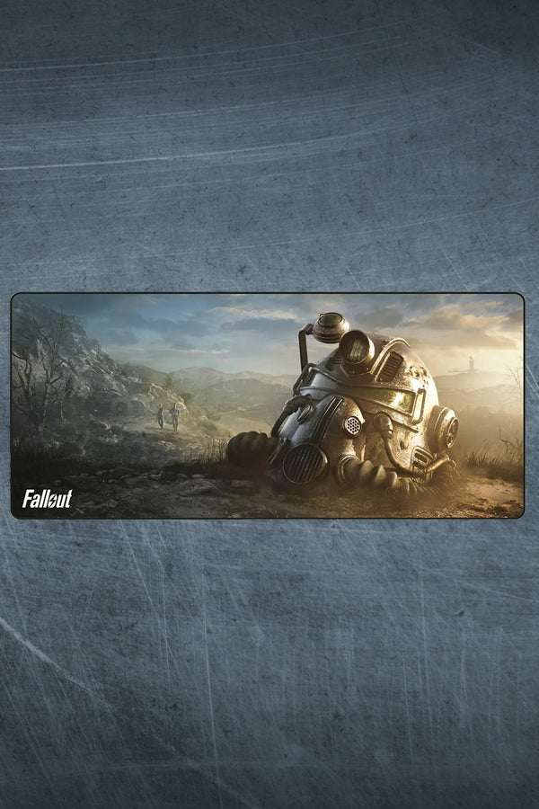 Fallout Helmet Oversized Mouse Pad