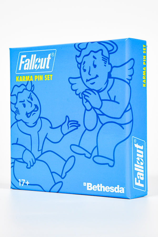 Fallout Good and Bad Karma Pin Set