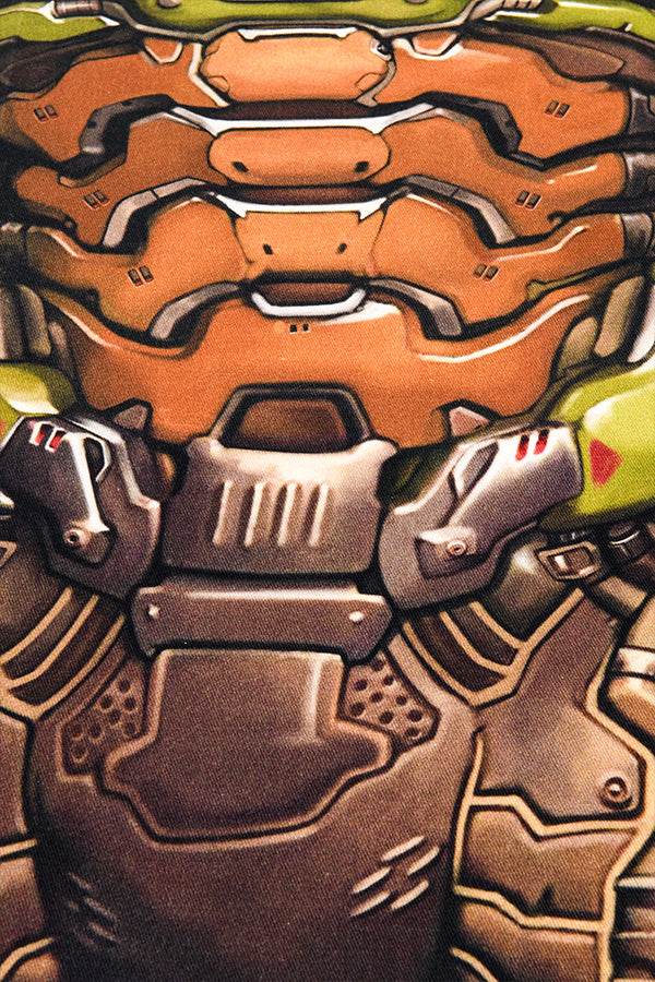 Image: DOOM Slayer Apron closeup of slayer