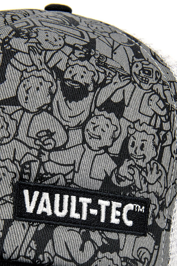 Image: Fallout Vault-Tec Baseball Cap closeup of front