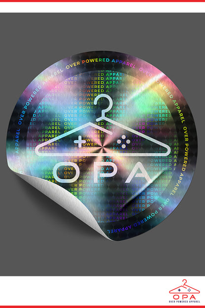 Image: Over Powered Apparel logo