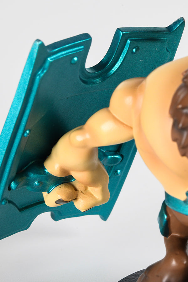 Image: DOOM Eternal Gladiator Mini Collectible Figure closeup of arm