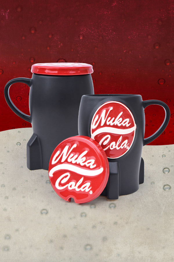 Mug Fallout Nuka Cola à couvercle
