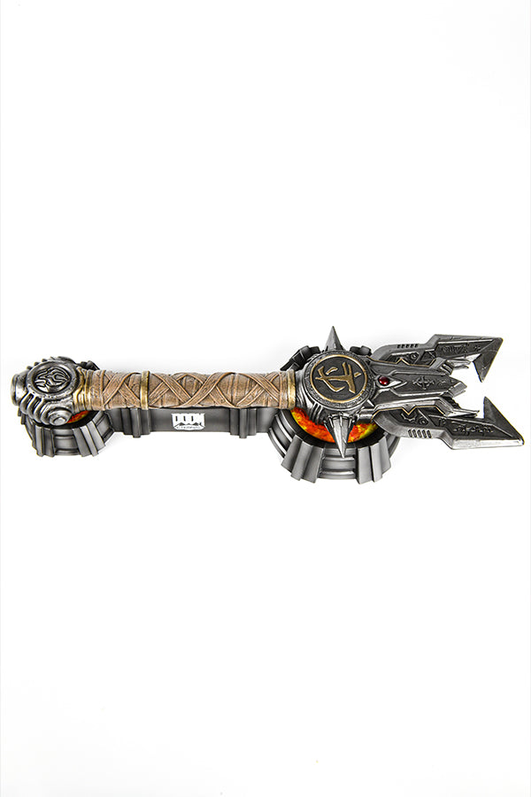 Image: DOOM Eternal Crucible Hilt Replica on base