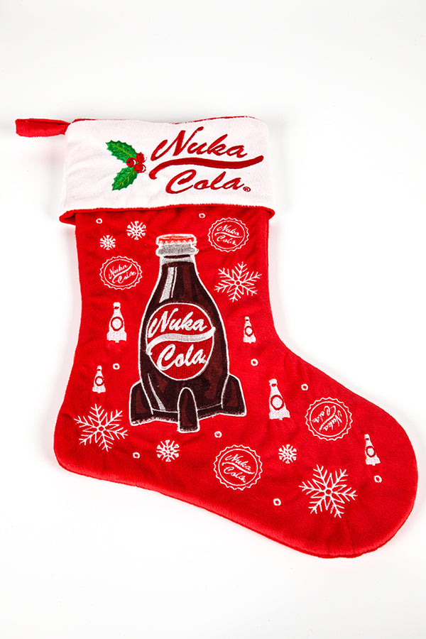 Image: Fallout Nuka-Cola Holiday Stocking on white background view 2